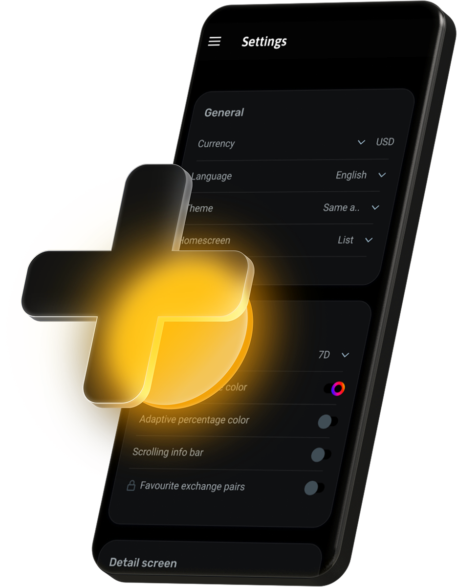 Cryptocurrency Trading App Interface
